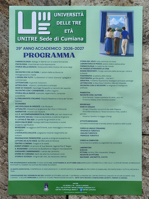 Attività - UNITRE