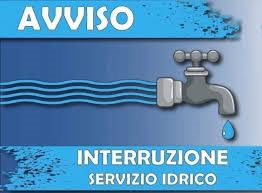 Comunicazione guasto acquedotto.